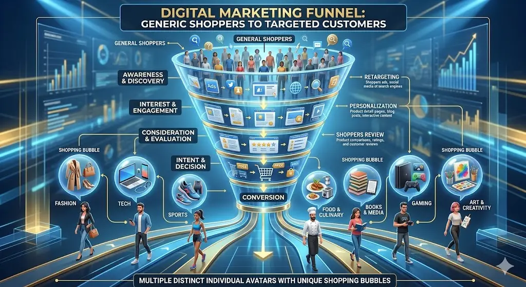دور الذكاء الاصطناعي في التخصيص الفائق لعملاء التجارة الإلكترونية.